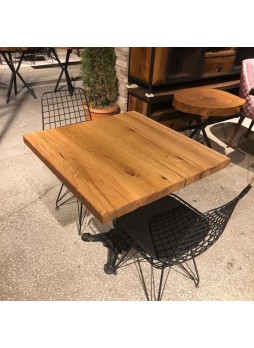 Kayın Ağacı Cafe Masa Sandalye Modeli nmt99
